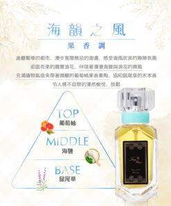～海韻之風 Sea Breeze Harmony ～ 果香調 Fruity Accord 容量： Volume 30ml